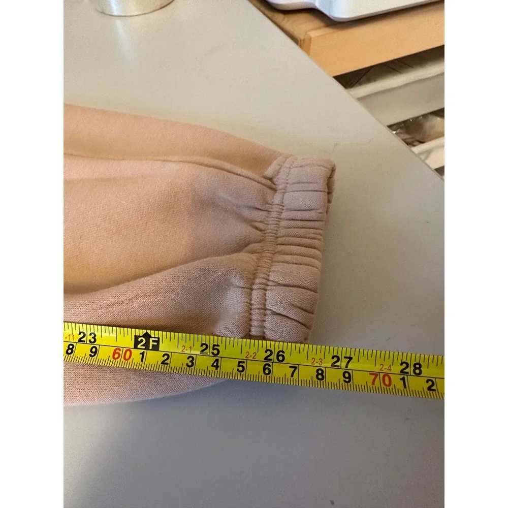 Nike Phoenix Fleece High Rise Tan‎ Brown Oversized Jogger Sweatpants | Size XS